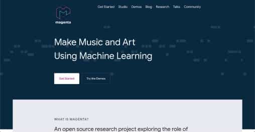 Magenta Learning ML + Design